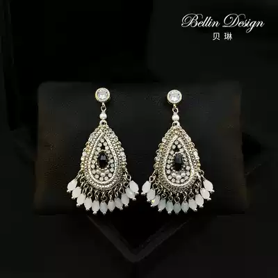 High-grade exquisite bohemian earrings advanced sense National style temperament earrings retro earrings female 3033