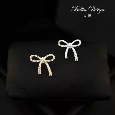 Temperament anti-light small pin collar pin bow pin fixed clothes decoration Japanese cute brooch female 3162