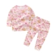 Đồ lót trẻ em đặt dịch vụ tại nhà quần áo mùa xuân và mùa thu Đồ lót cotton cho bé trai và bé gái áo dài tay 3 tuổi 8 bộ đồ ngủ do bo tre em