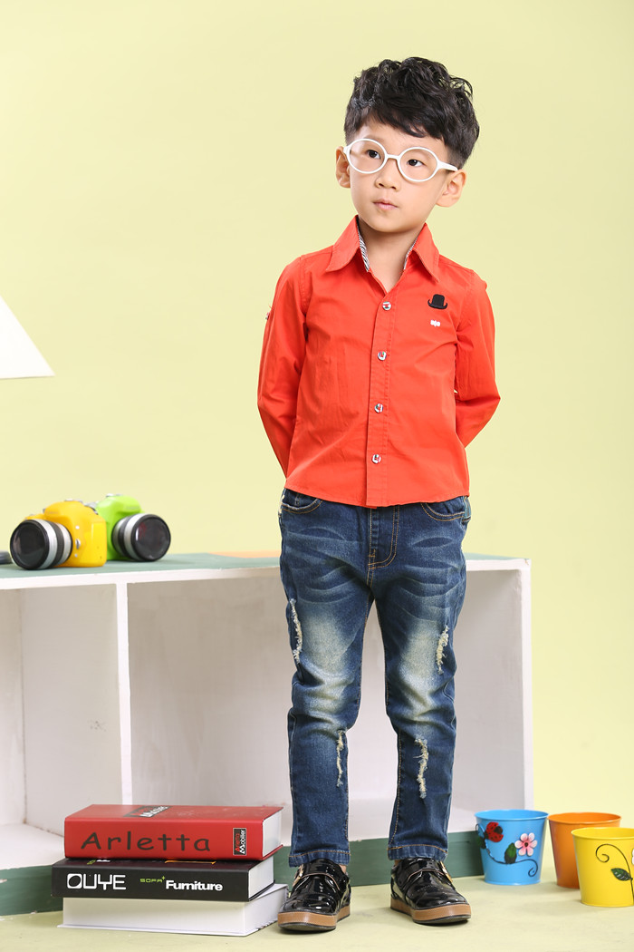 Chemise enfant à manche longue - Ref 2084327 Image 17