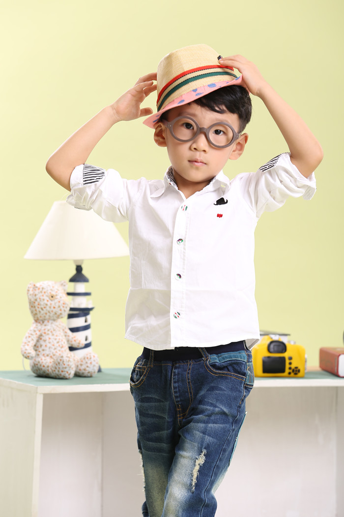 Chemise enfant à manche longue - Ref 2084327 Image 28