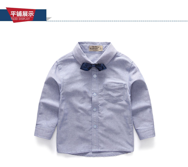 Chemise garcon à manche longue - Ref 2082540 Image 11