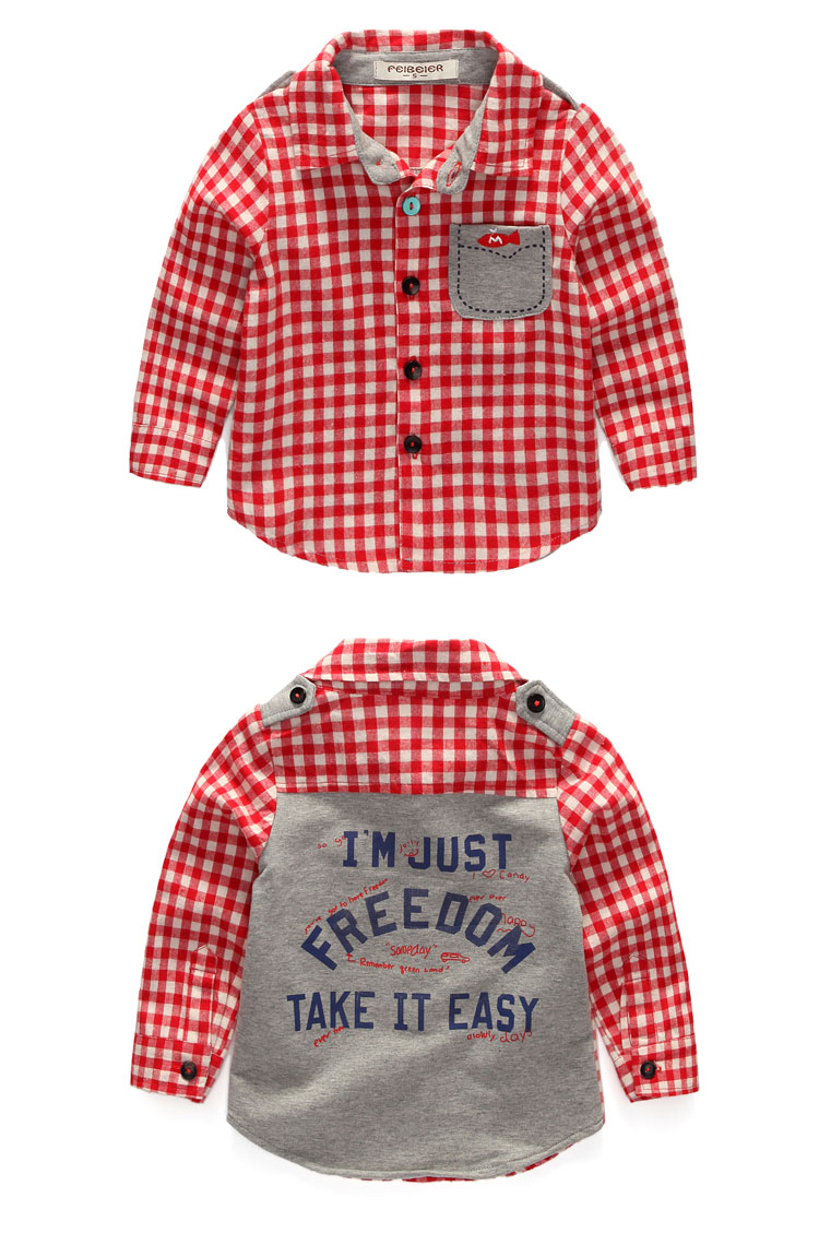 Chemise garcon à manche longue - Ref 2082572 Image 29