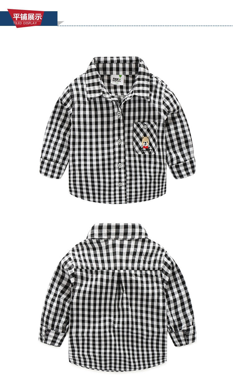 Chemise garcon à manche longue - Ref 2075684 Image 11