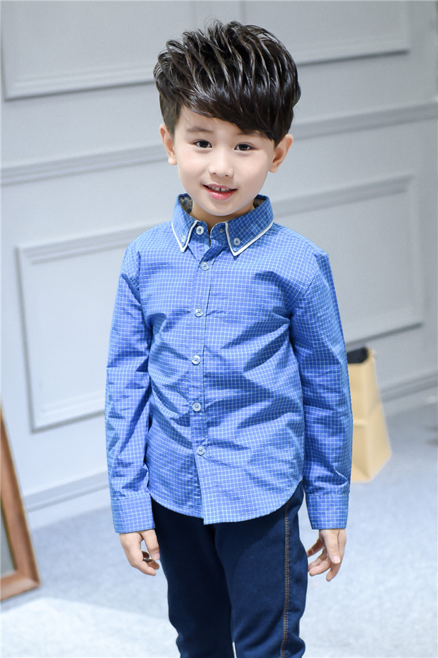 Chemise garcon à manche longue - Ref 2077062 Image 13