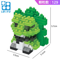 Frog creative educational childrens activities gifts assembly toys miniature diamond small particles building blocks