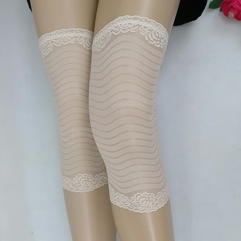 H9 skin color white black lace knee - tuning lady joints warm knee - protected lap cover thin leg cover