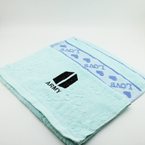Bulletproof Youth League fan name ARMY bullet type new logo embroidered cotton towel face towel