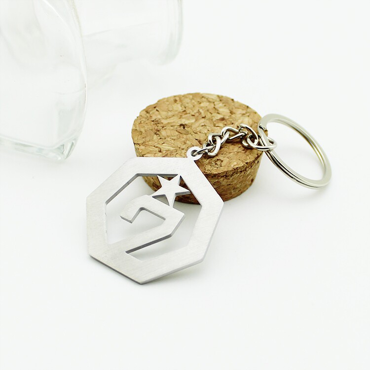 GOT7 collective letter of letter 7 words titanium steel metal key ring