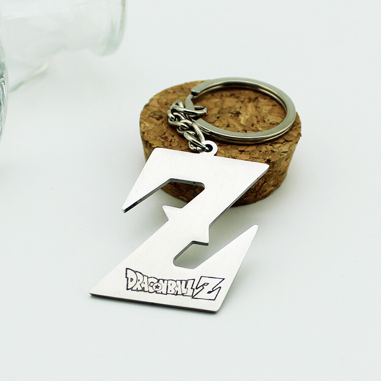 Seven Dragon Ball Dragon Ball Titanium Steel Letter Z Titanium Steel Metal Keyring