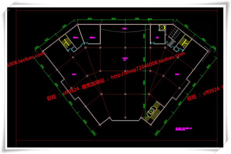 JZ217江西上饶欧式商业/住宅/商住楼SU模型+cad图纸+效果图-11