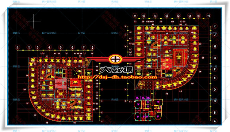 TU01149贝聿铭建筑设计施工图纸苏州博物馆平面布置-18