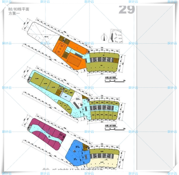 TU00047高层写字楼公寓+住宅江景建筑方案设计文本及CAD平立剖-9