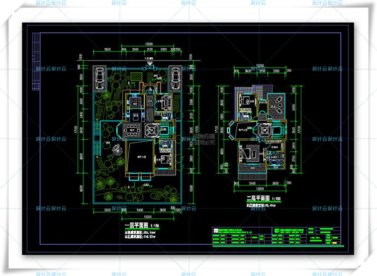 TU00818欧式商业区小镇别墅建筑规划设计cad+su模型+效果图-24