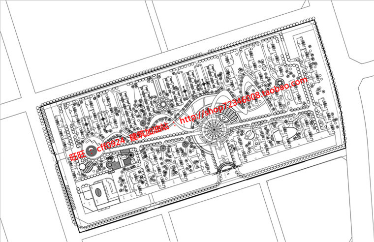 NO01724su模型生活居住区cad方案设计图纸效果图文本-9
