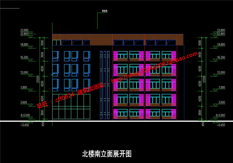 NO0135540班小学建筑方案设计cad总图平立面su模型-20