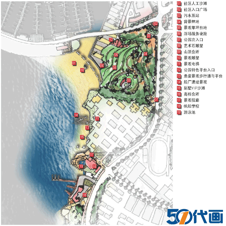 TU03016小区SU平面CAD图建筑规划设计案例文案模型-21