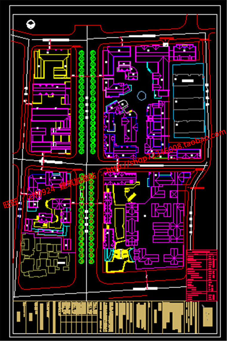 NO00117商业街商业建筑方案设计购物中心su模型skp效果图cad...-24