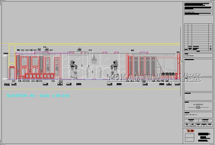 TU02022办公室空间写字楼CAD施工图纸方案平面节点效果图片...-57