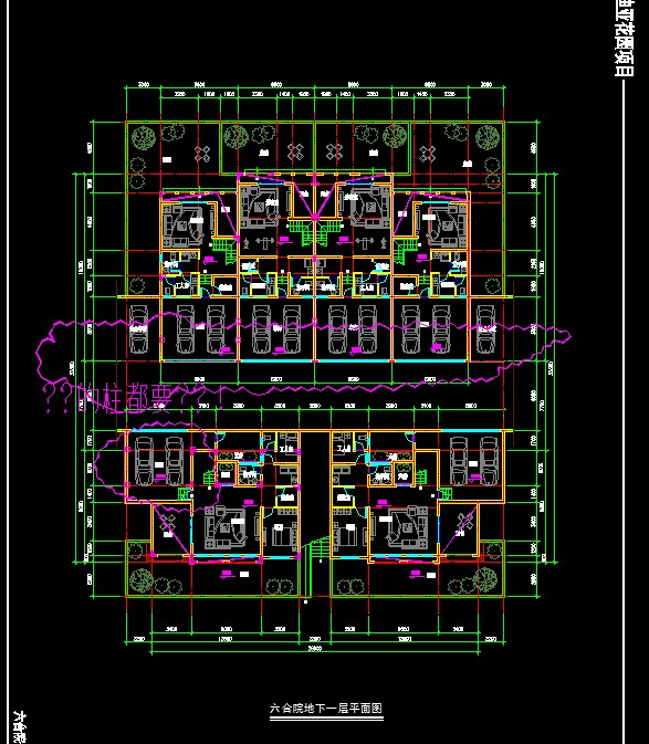 DB03394地中海风格联排别墅合院别墅商业街设计文本CAD+SU模型-44