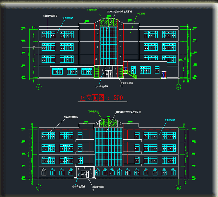 TU00466图书中心建筑设计素材合集CAD图纸SU模型方案文本200套-6