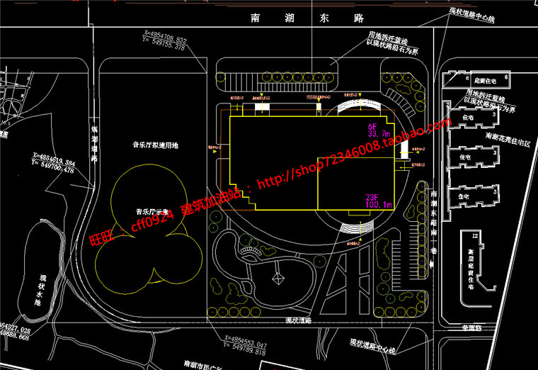 NO00640su模型+cad+效果图+max电信办公大楼现代高层写字楼建...-11