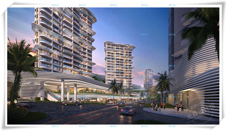 TU01176新加坡WOW三亚山海天公寓二期效果图深化施工图物料表-4