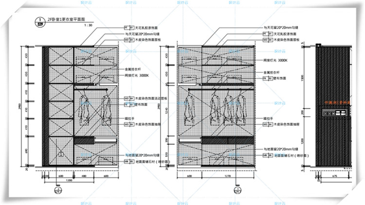 TU01173李玮珉三亚海棠湾四季酒店C型别墅样板间cad+效果图-22