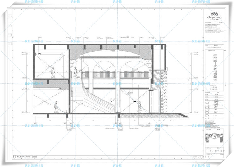 TU01143螳螂室内设计作品集店餐饮空间CAD施工图实景效果图...-10