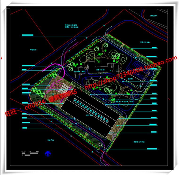 JZ117厂房物流库项目设计厂房平面cad图纸 su模型 效果图 3Dmax-11