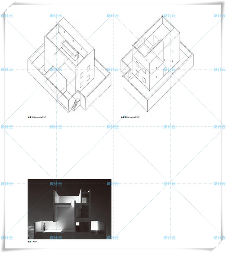 TU00872加西亚马科斯住宅su模型+CAD坎波 巴埃萨 Campo Baeza-4