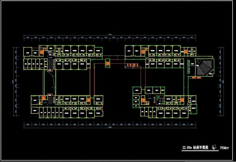 DB03373南京工业大学行政楼教学楼图书馆CAD、SU模型-12