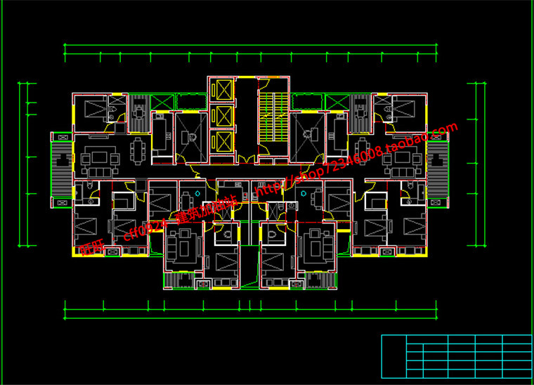 NO00193商业综合体商住楼建筑方案设计su模型cad图纸效果图-14