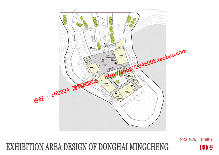 NO00628产业园办公园区全套cad图纸+su模型+3dmax+效果图-5