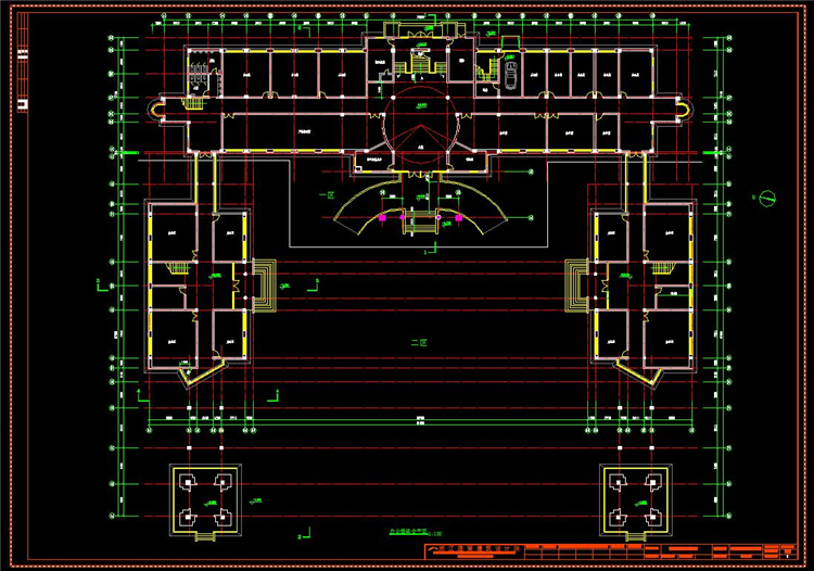 DB00118建筑CAD图纸设计院参考方案施工图CAD素材资料-7