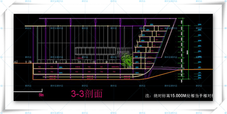 TU00801人才园创意产业园展览中心设计cad+su文本+效果图max-17