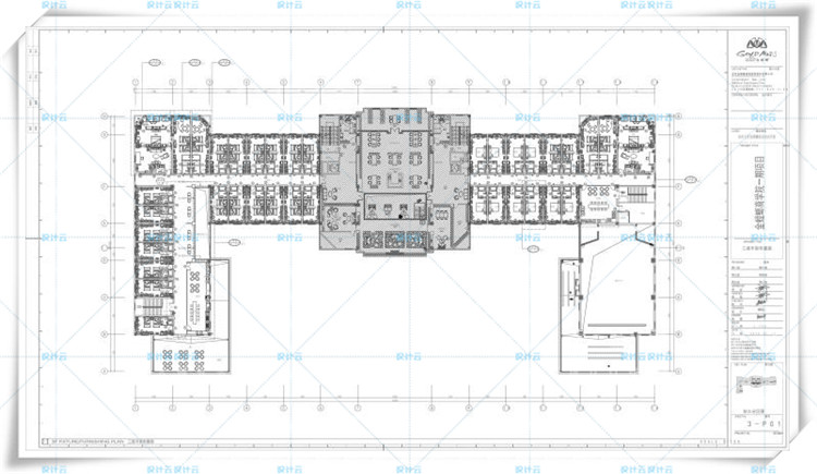 TU01143螳螂室内设计作品集店餐饮空间CAD施工图实景效果图...-8