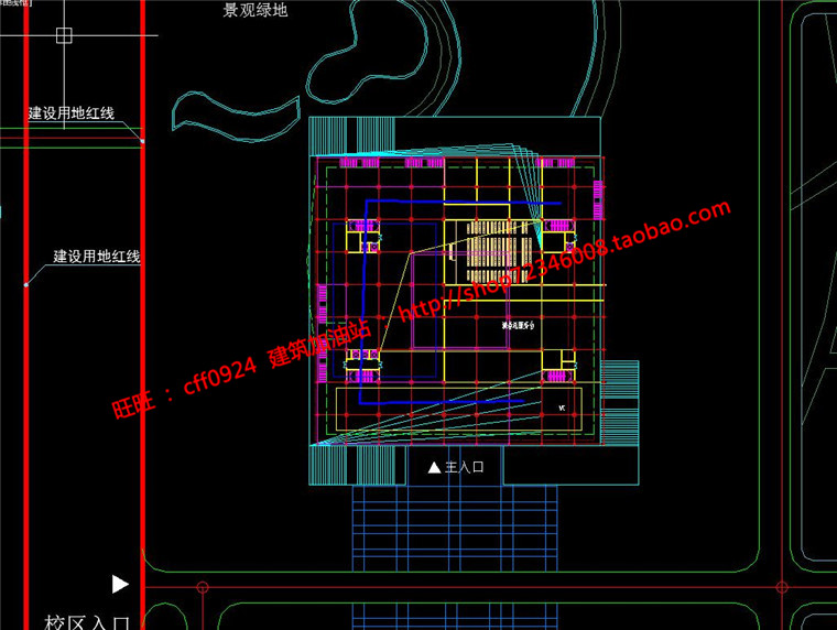 NO01521高校图书预读中心展览文物su模型cad图纸-6