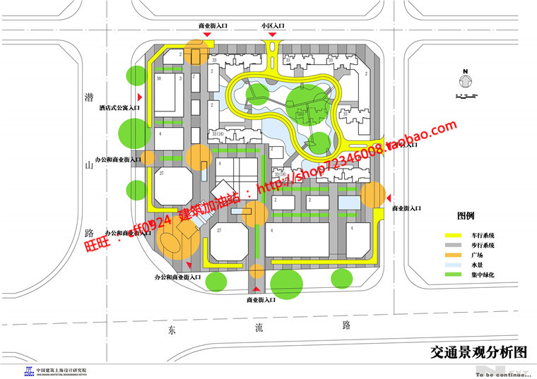 NO01873小区规划居住区住宅和商业为一体的cad总图及方案文本-15