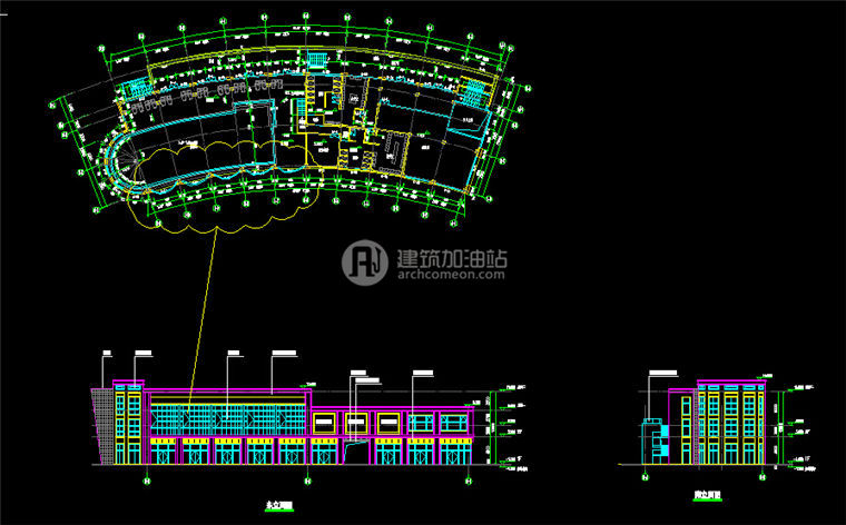JZ189沿街商业SU模型/cad图纸/效果图/施工图方案设计图-16