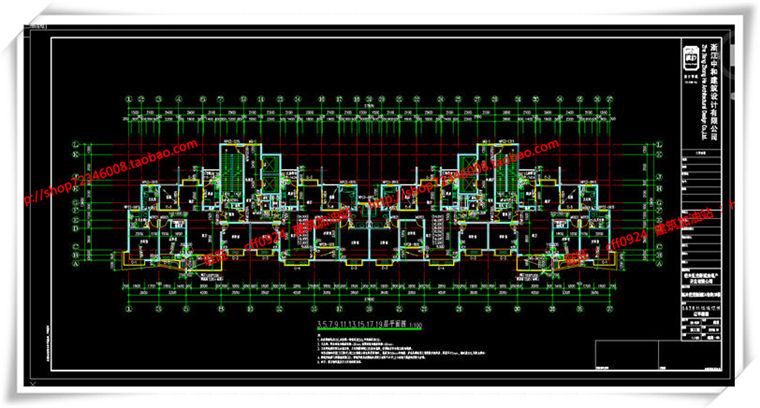JZ277小区高层住宅比较齐全cad图纸、SU模型、草图模型、效...-16