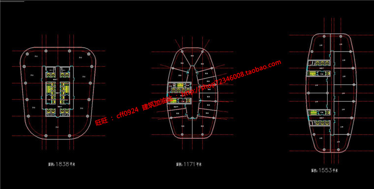 NO01181商业综合体方案文本册汇报高清jpg及cad图纸平立剖全-50