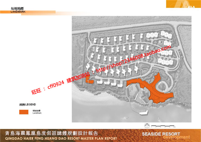 NO01870居住区规划别墅群设计cad总图方案文本景观绿化彩平-64