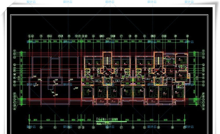 TU00103欧式高层住宅、多层住宅欧式建筑设计和CAD+SU模型-10