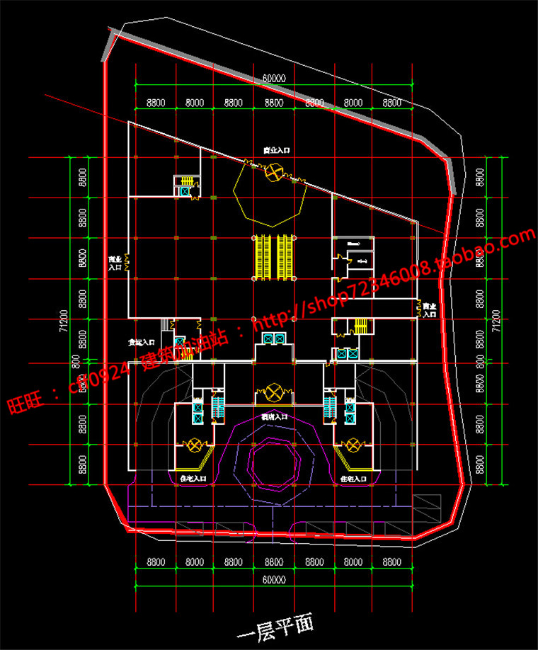 NO00644su+cad图纸+3dmax+效果图现代公建酒店建筑方案设计全套-12