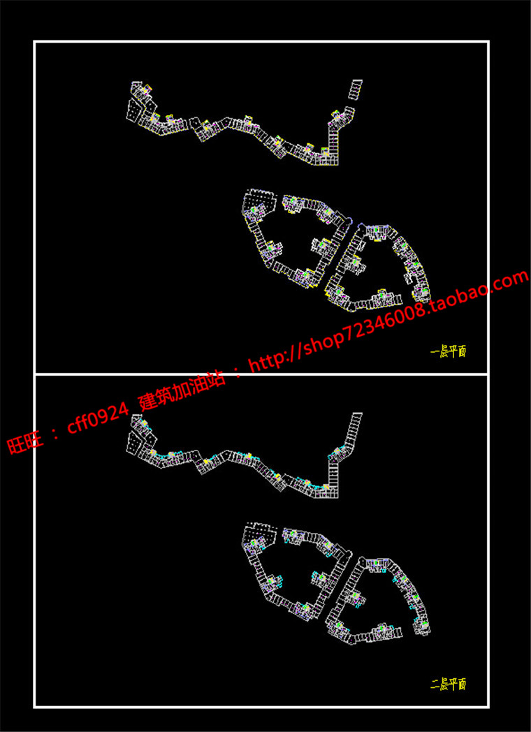 NO00022万达商住楼商业综合体设计cad图纸+效果图+方案文本-22