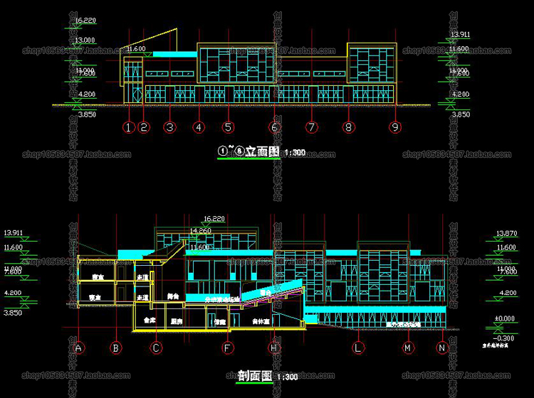 DB0813523套幼儿园建筑设计文本+效果图+CAD平立剖+SU模型-12