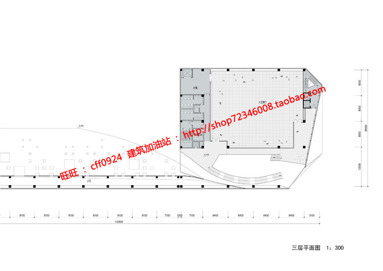 NO01516美术展览馆设计项目资源cad图纸平立剖效果图文本-15