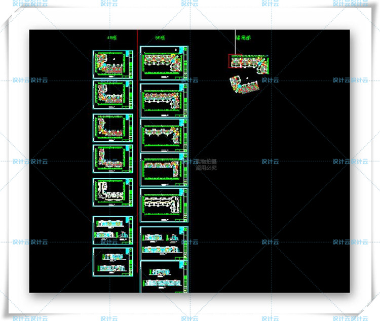 TU00803新中式住宅度假别墅商业院落cad平立总+su+max+效果图-14