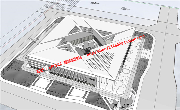 NO00821船舶大厦综合办公楼建筑方案设计cad图纸模型su文本-24